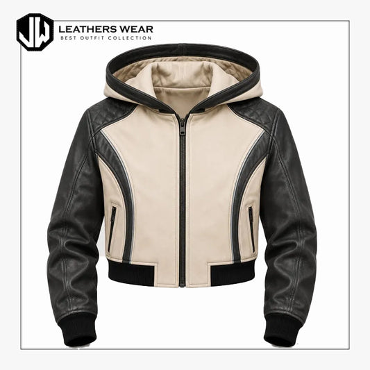 Womens Two Tone Bomber Style
