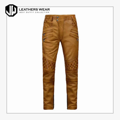 Brown Leather Pants