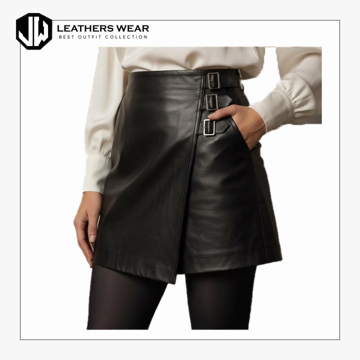 Genuine Leather Skirt