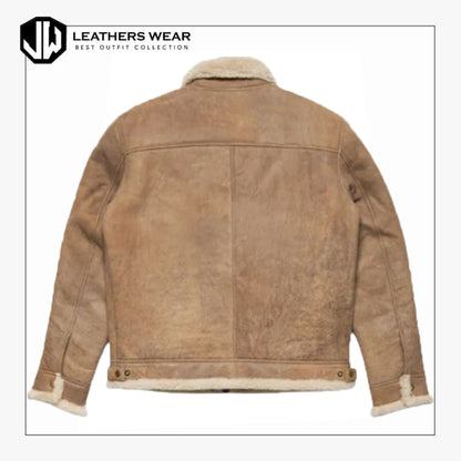 shearling jacket leather